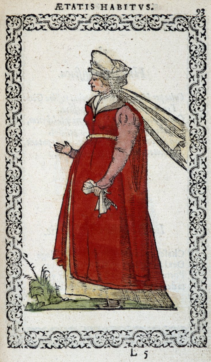 Pani Węgierka - w „”Habits et effigies”” Jeana Sulperiusa autorstwa Unknown artist