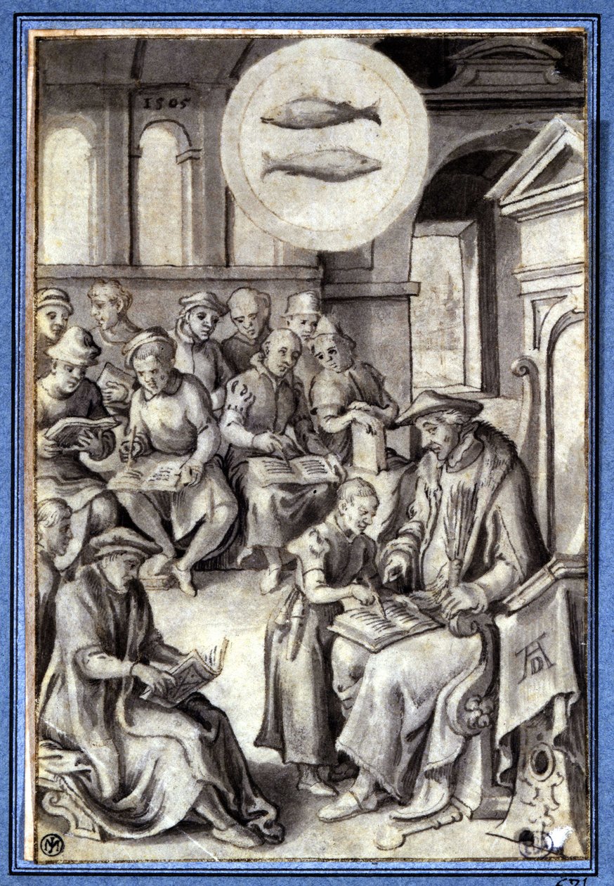 Szkoła – Anonimowy dokument autorstwa Unknown artist