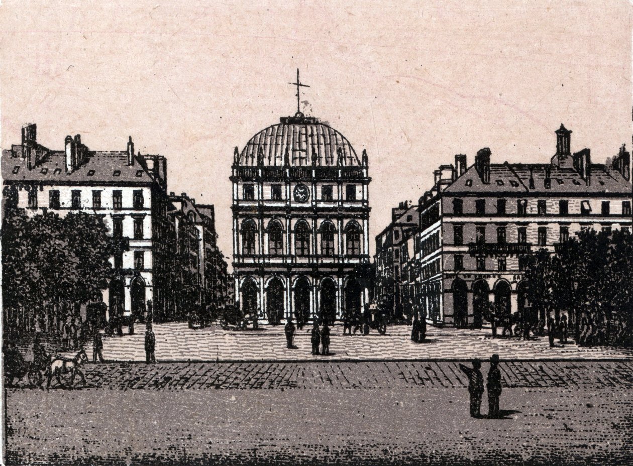 Le Havre, le theatre w „” Le monde ilustruje 168 widoków”” Brak daty (koniec XIX wieku) autorstwa Unknown artist
