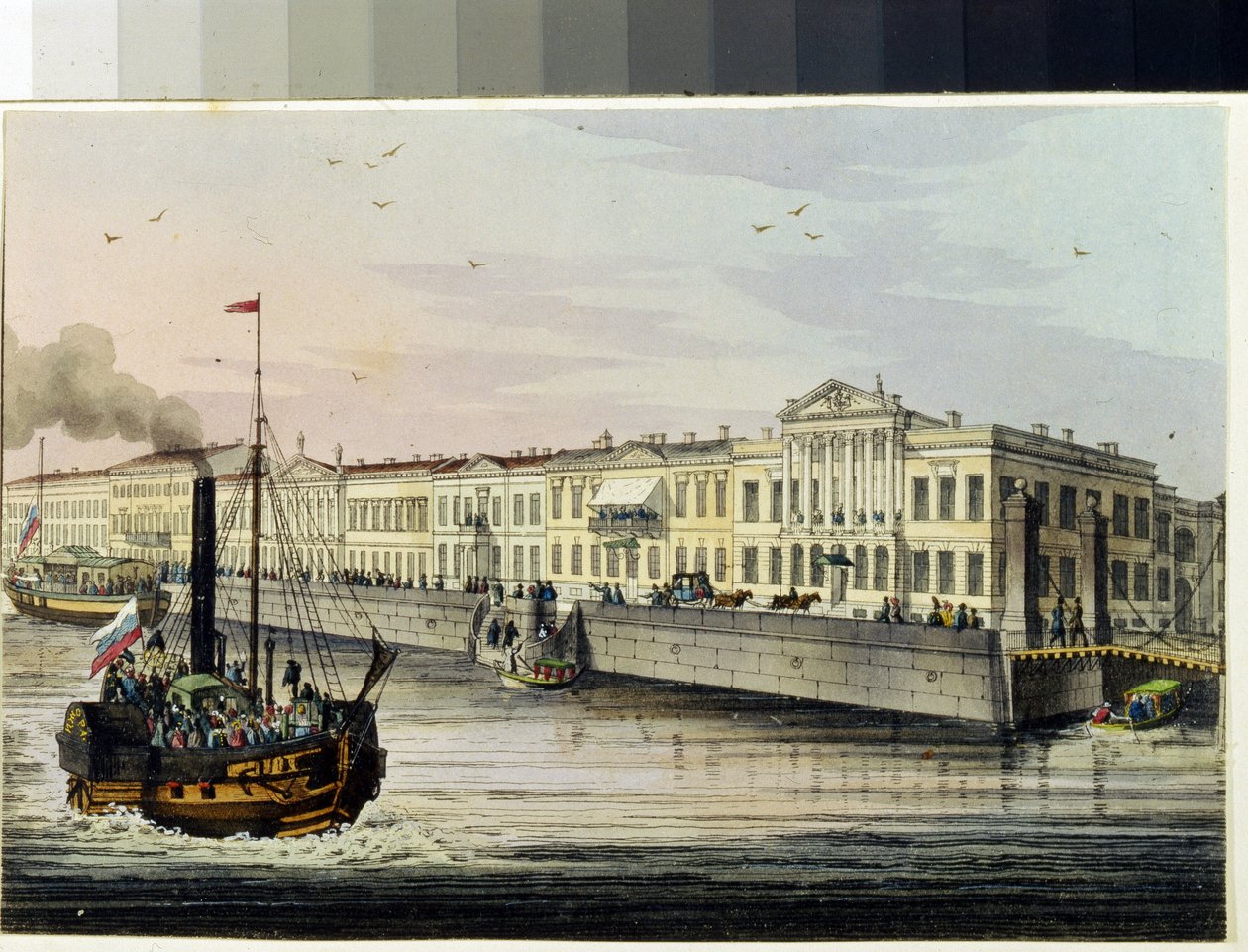 Nabrzeże Anglików w Sankt Petersburgu (Album Marie Taglioni autorstwa Unknown artist