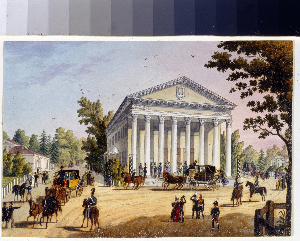 Teatr letni na wyspie Kamenny w Sankt Petersburgu (Album Marie Taglioni autorstwa Unknown artist