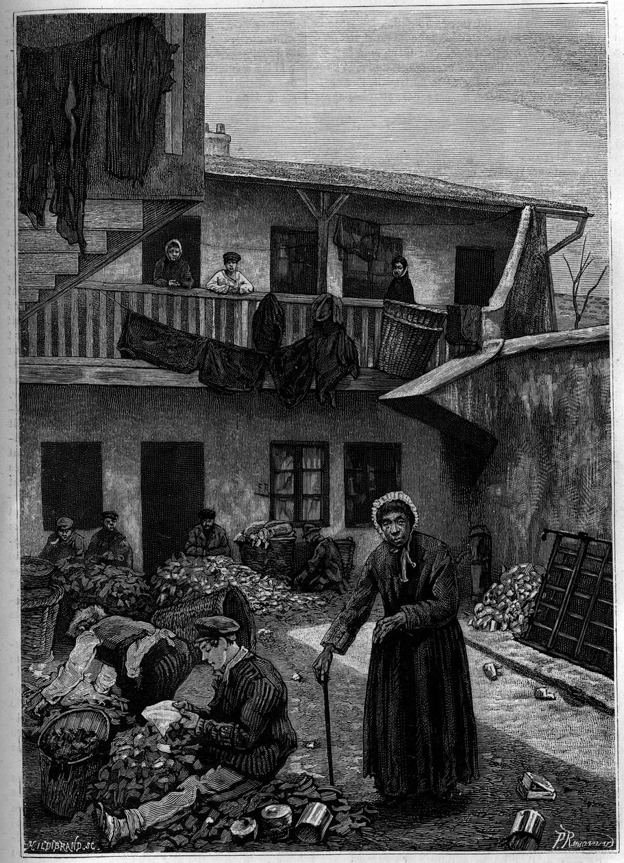 Szmaciarze: triage z natury. Grawerowanie w „Dzienniku młodości”” autorstwa Unknown artist