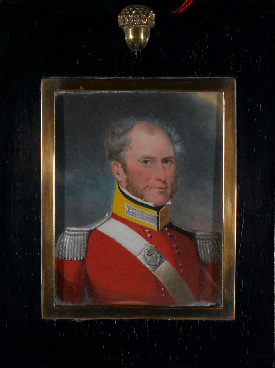 Podpułkownik Mathew Frederick Steele, 77 pułk autorstwa Unknown artist