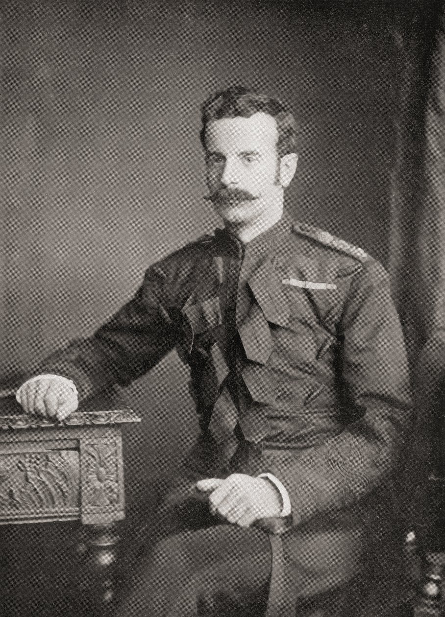 Generał porucznik Douglas Mackinnon Baillie Hamilton Cochrane, 12. hrabia Dundonald, z książki Louisa Creswicke