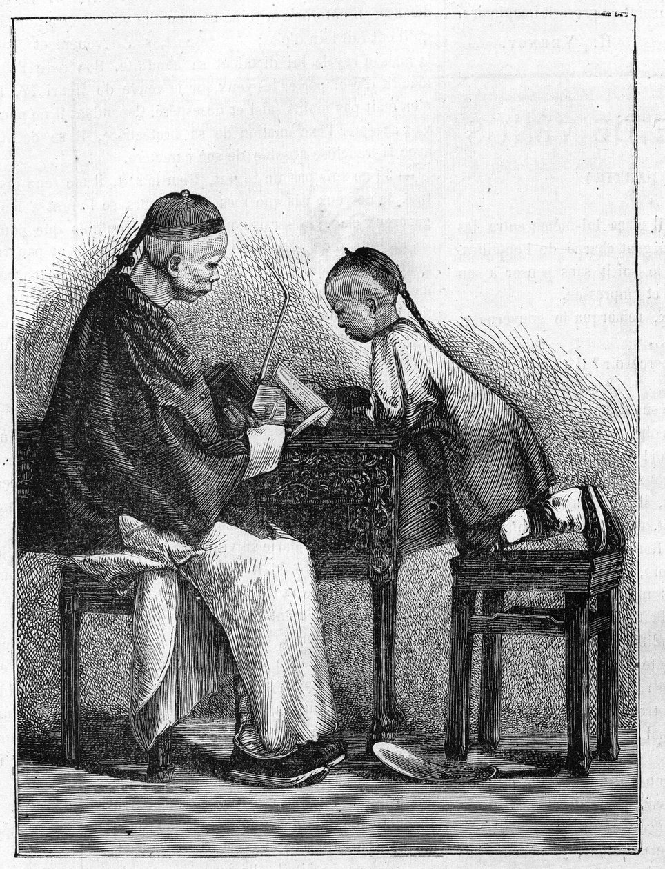 Życie w Chinach w XIX wieku: wykład autorstwa Unknown artist