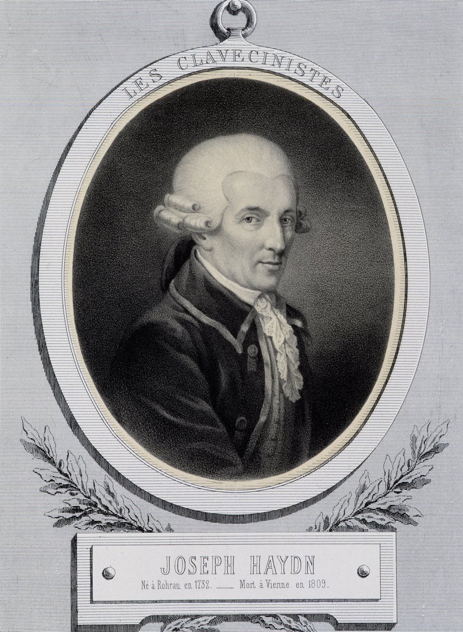 Medalion portret muzyka Franza Josepha Haydna (1732-1809) autorstwa Unknown artist