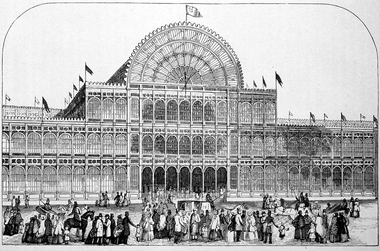London International Exhibition 1851 (Crystal Palace w Hyde Parku) autorstwa Unknown artist