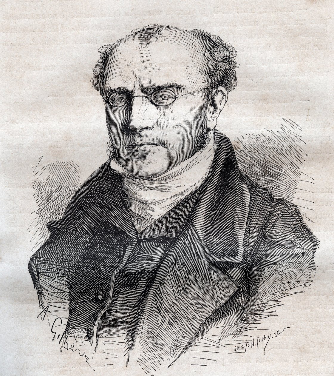 Louis-Chrysostome (Louis Chrysostome) Michel di Michel de Bourges 1797-1853 Francuski prawnik i polityk. autorstwa Unknown artist