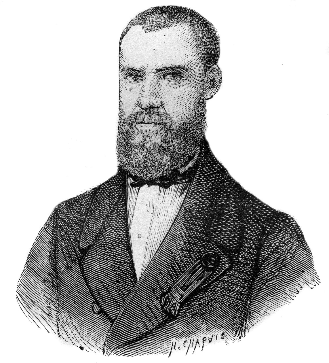 Louis-Francois-Rene-Paul de Fleet, znany jako Paul de Fleet (1817-1860) odkrywca, wynalazca, rewolucjonista i francuski zastępca - autorstwa Unknown artist