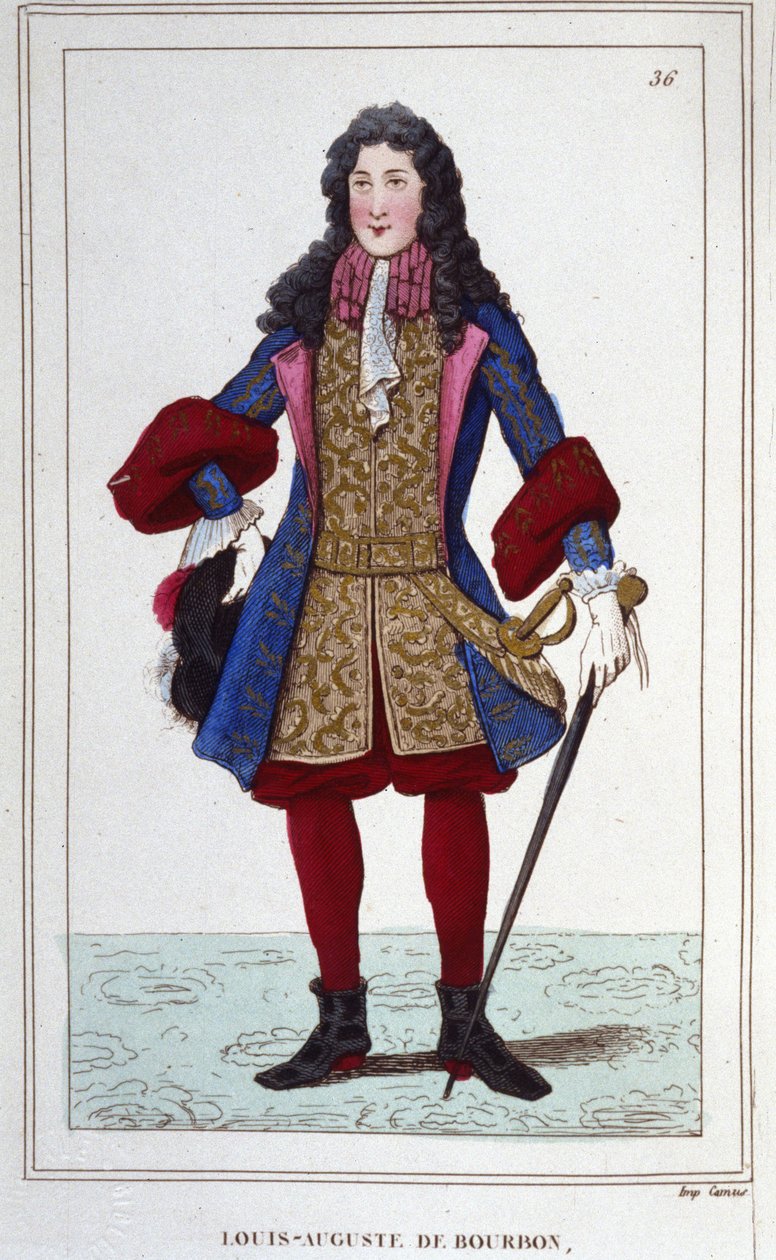 Ludwik Auguste de Bourbon, książę Maine (1670-1736). Francuski książę. autorstwa Unknown artist