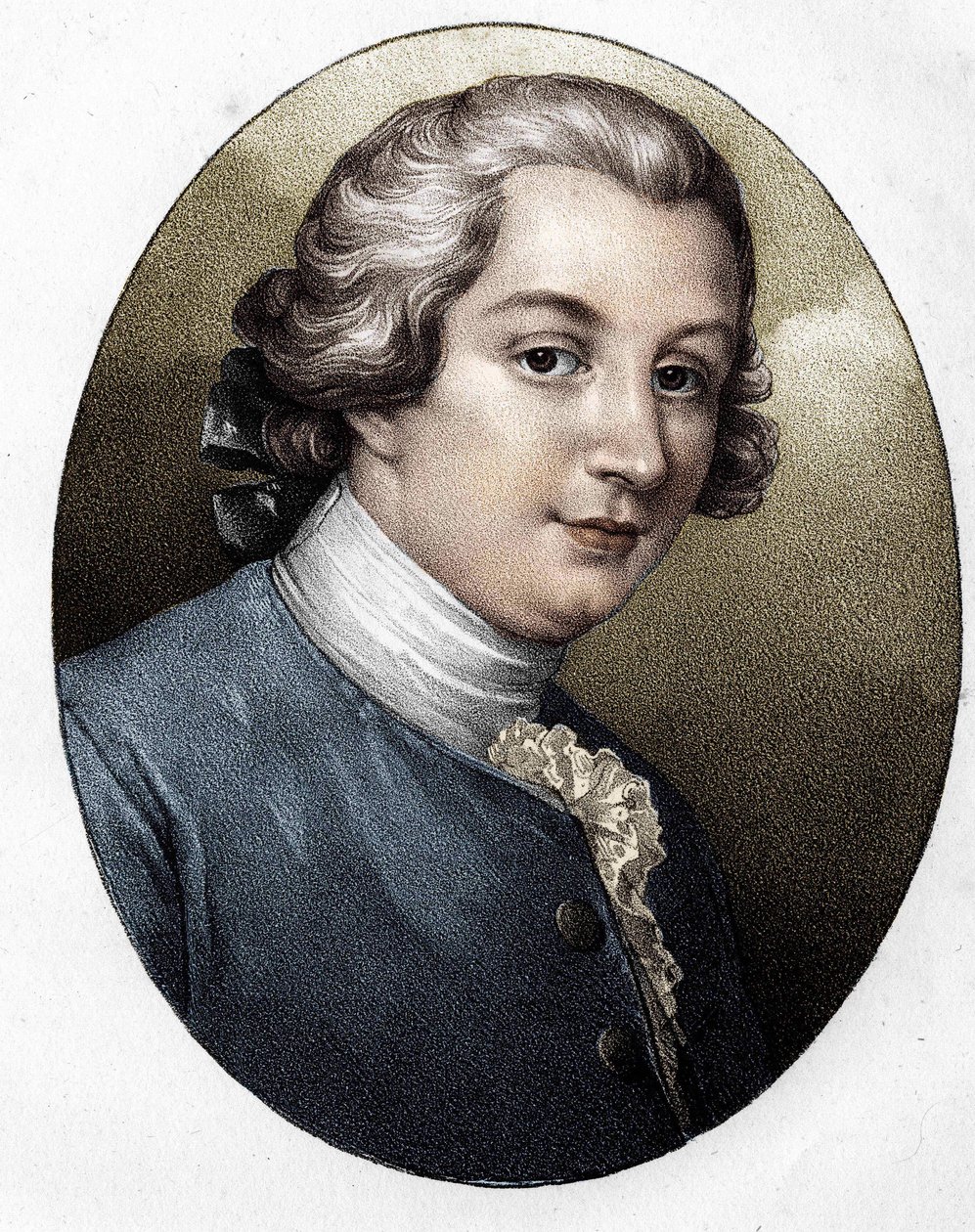 Louis Gresset (1709-1777), francuski pisarz. autorstwa Unknown artist