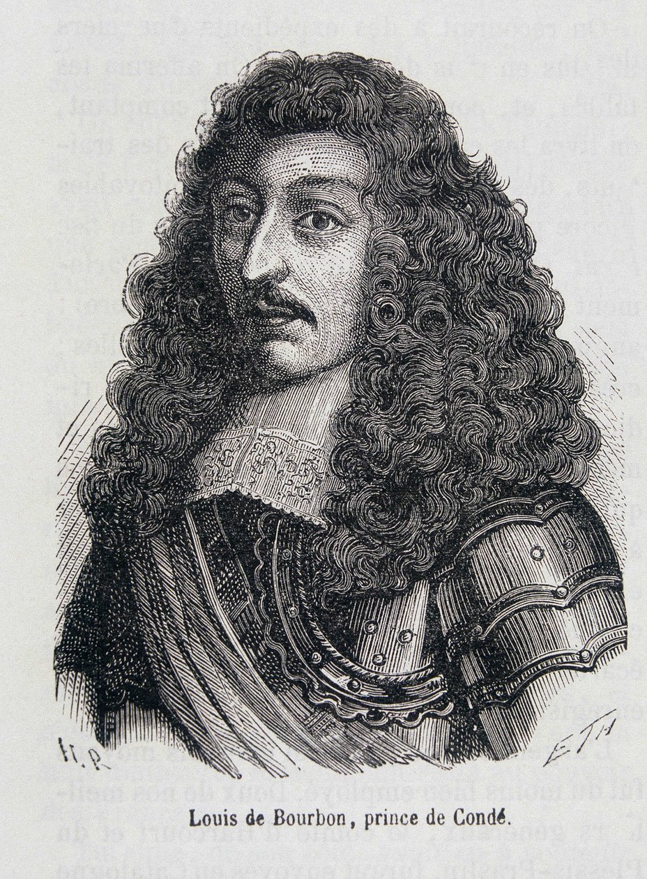 Ludwik II Burbon, książę Conde (Bourbon-Conde), znany jako Le Grand Conde (1621-1686). autorstwa Unknown artist