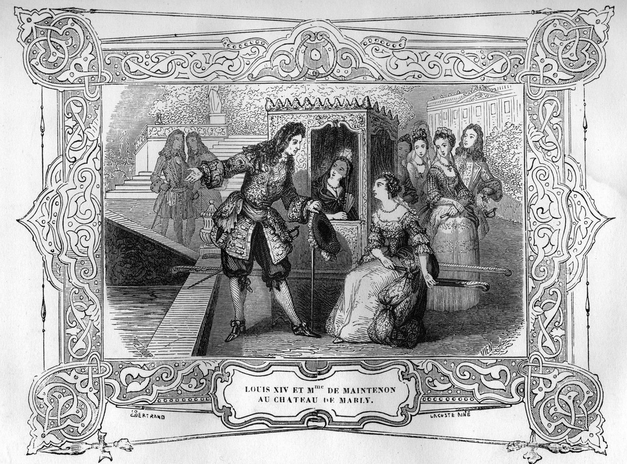 Ludwik XIV i Francoise d