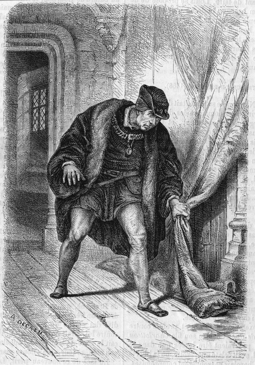 Ludwik XI, król Francji do Peronne (Włochy). autorstwa Unknown artist