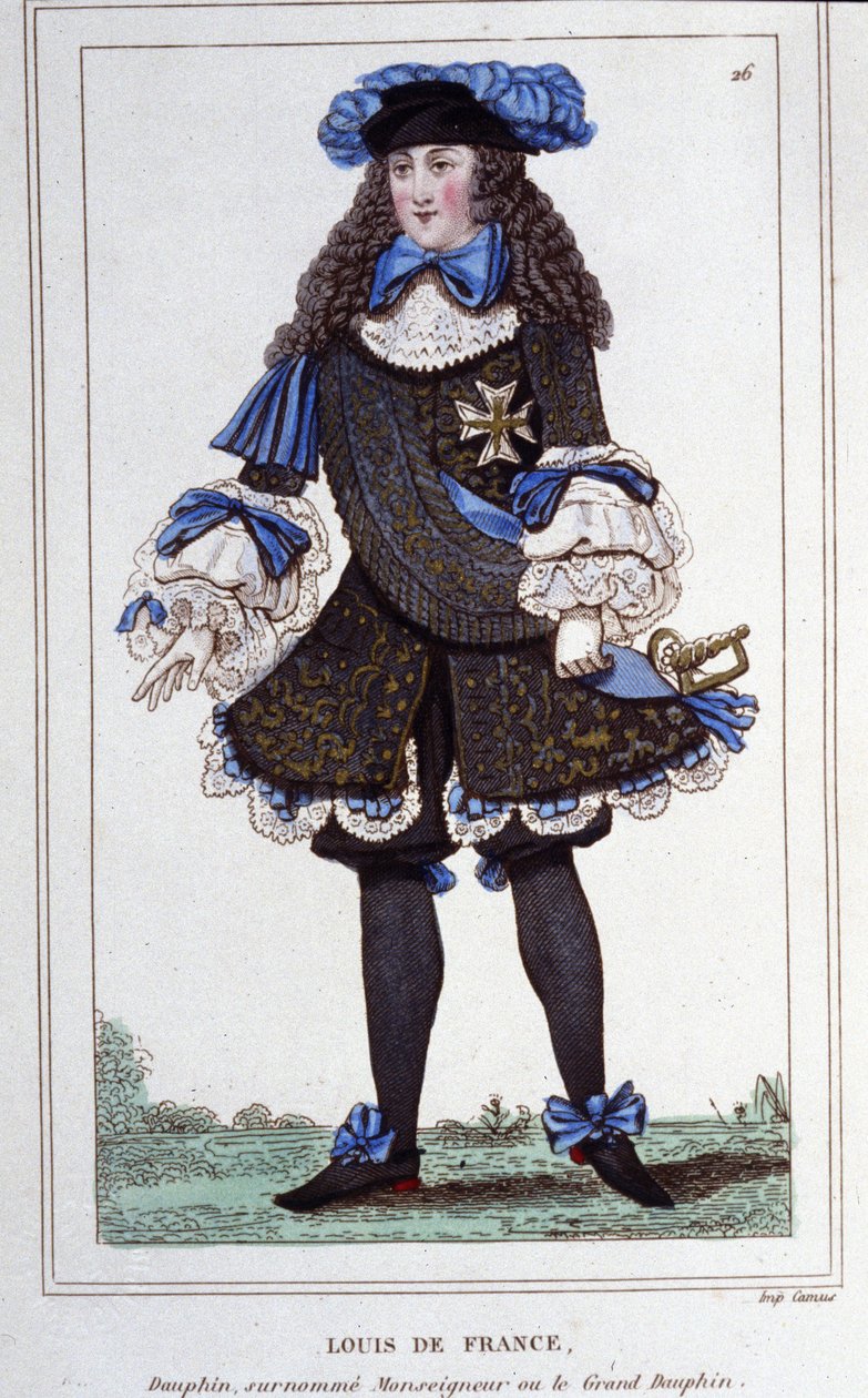 Ludwik de France zwany Monseigneur Delfin, a następnie Wielki Delfin (1661-1711). autorstwa Unknown artist