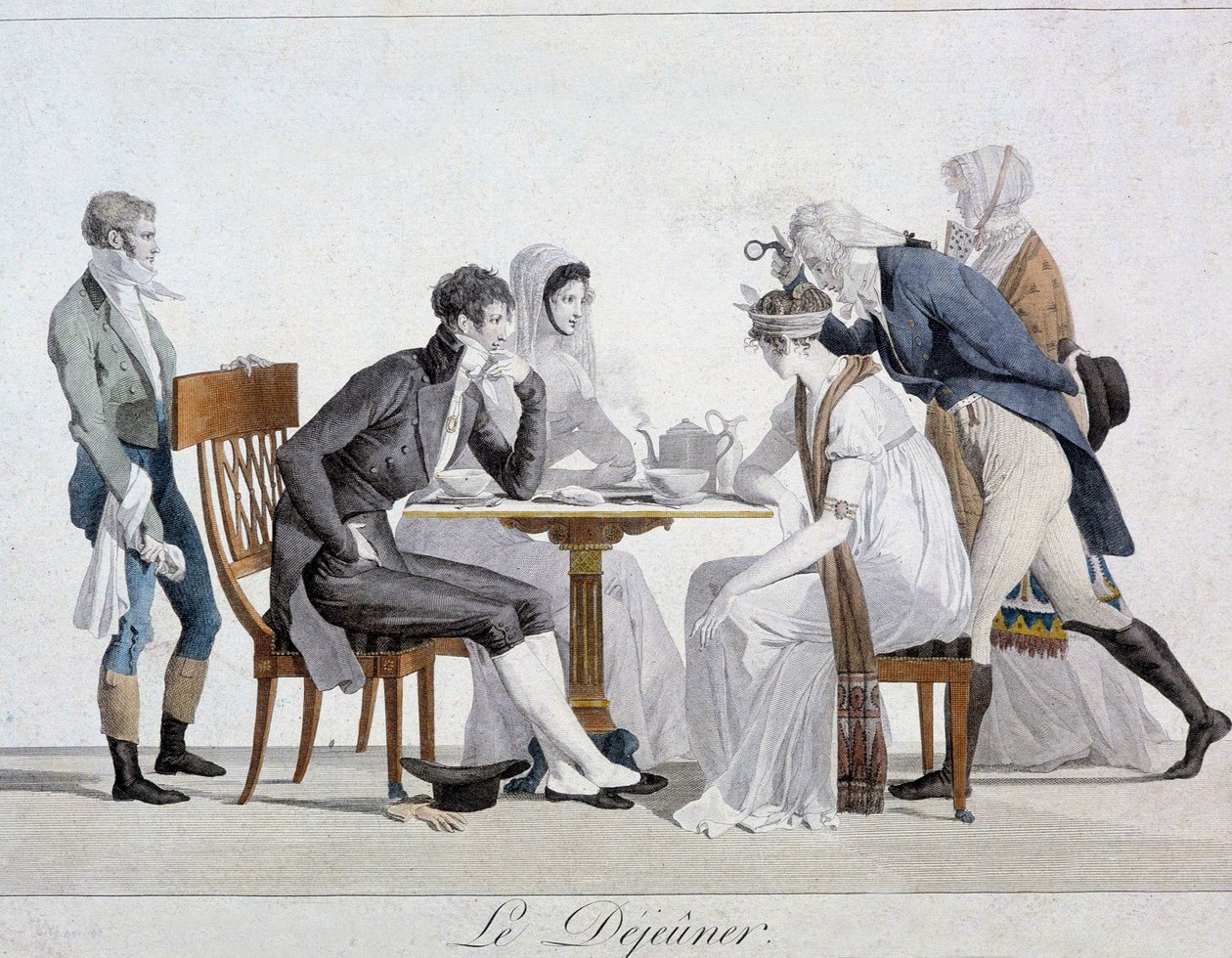 Obiad - grawer autorstwa Unknown artist