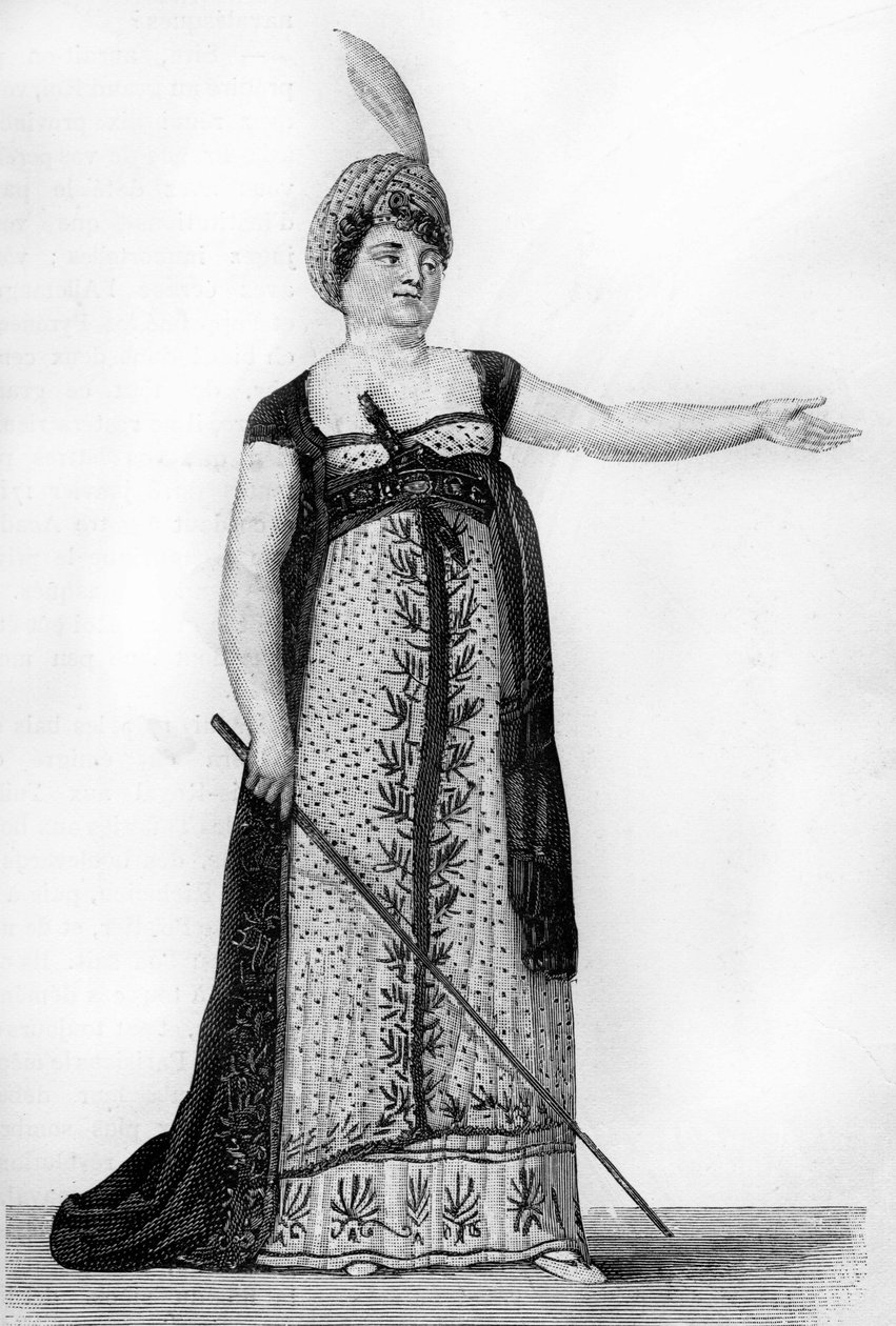 Mademoiselle Maillard jako Armide z opery Christopha Willibalda Glucka (1714-1787). Aurora z XIX wieku. autorstwa Unknown artist