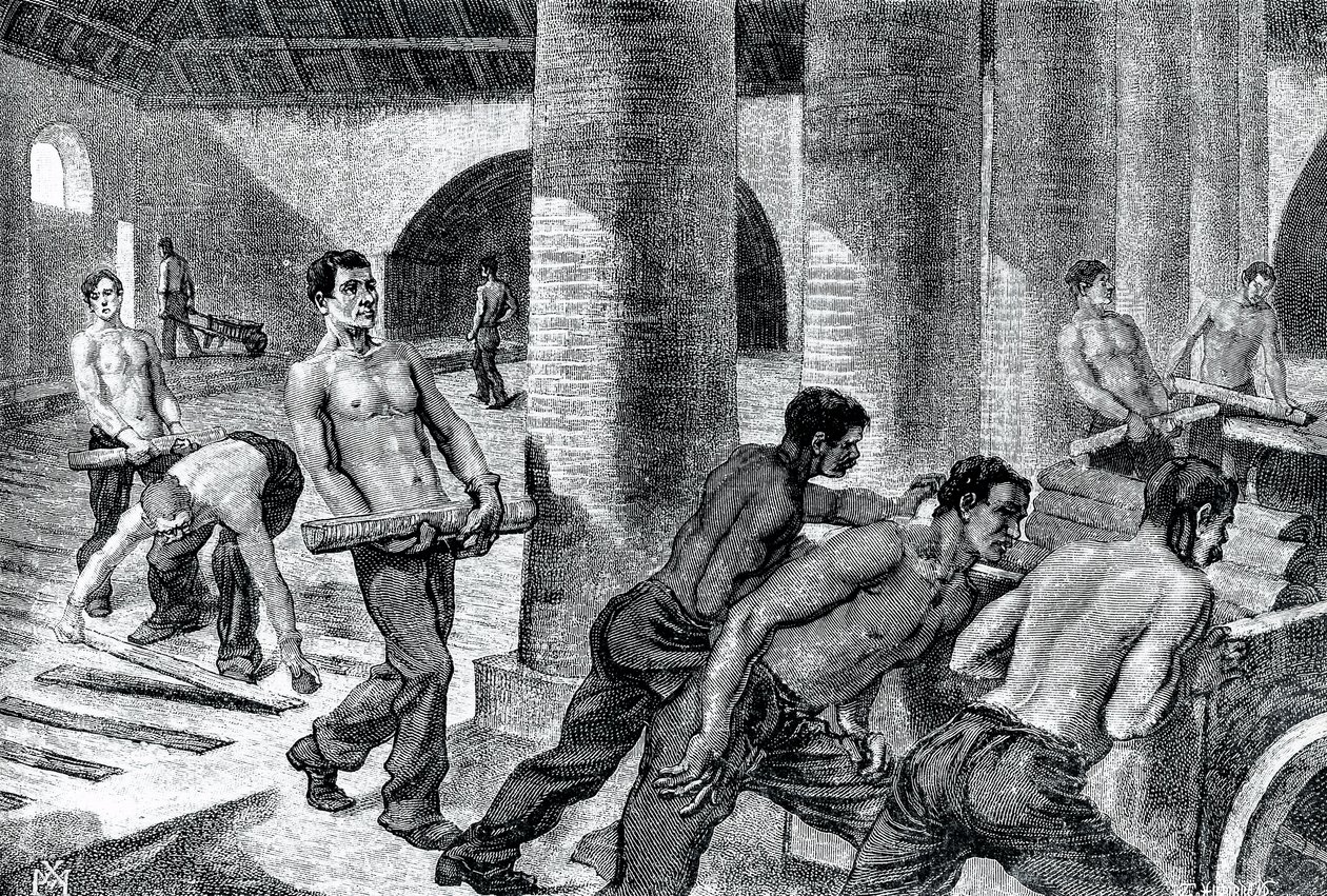 Produkcja żelaza w fabryce Couillet autorstwa Unknown artist