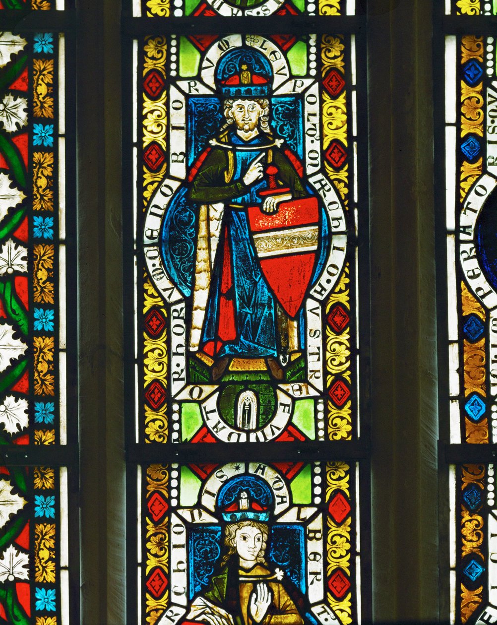Margrabia Leopold III z Babenberg (witraż) autorstwa Unknown Artist
