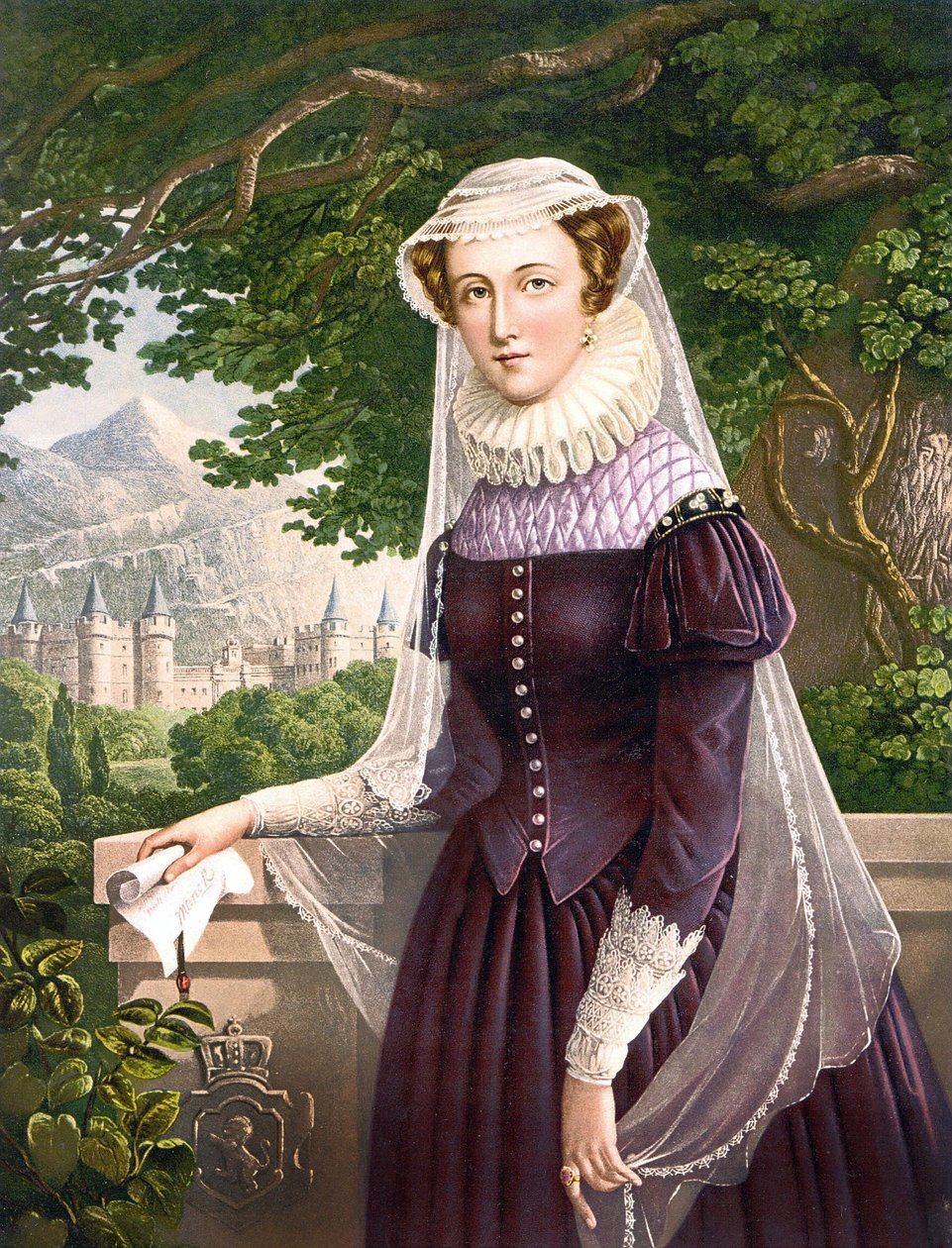 Marie Stuart królowa Szkocji (1542-1587). autorstwa Unknown artist