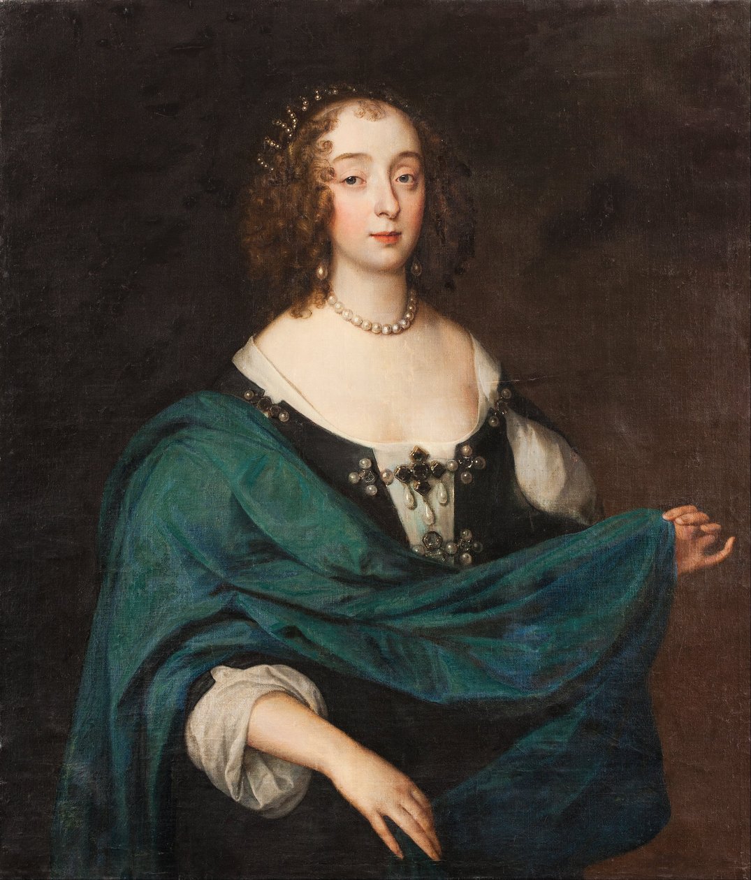 Mary Stewart, księżna Richmond i Lennox, ok. 1640 (olej na płótnie) autorstwa Unknown artist
