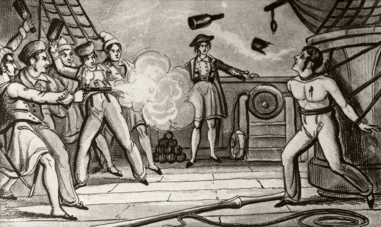 Masakra kapitana Skinnera autorstwa Unknown artist