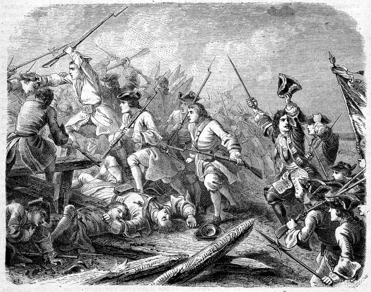Masakry protestantów w Sewennach – w „Historii papieży, królów, królowych, cesarzy na przestrzeni wieków” Maurice Lachatre autorstwa Unknown artist