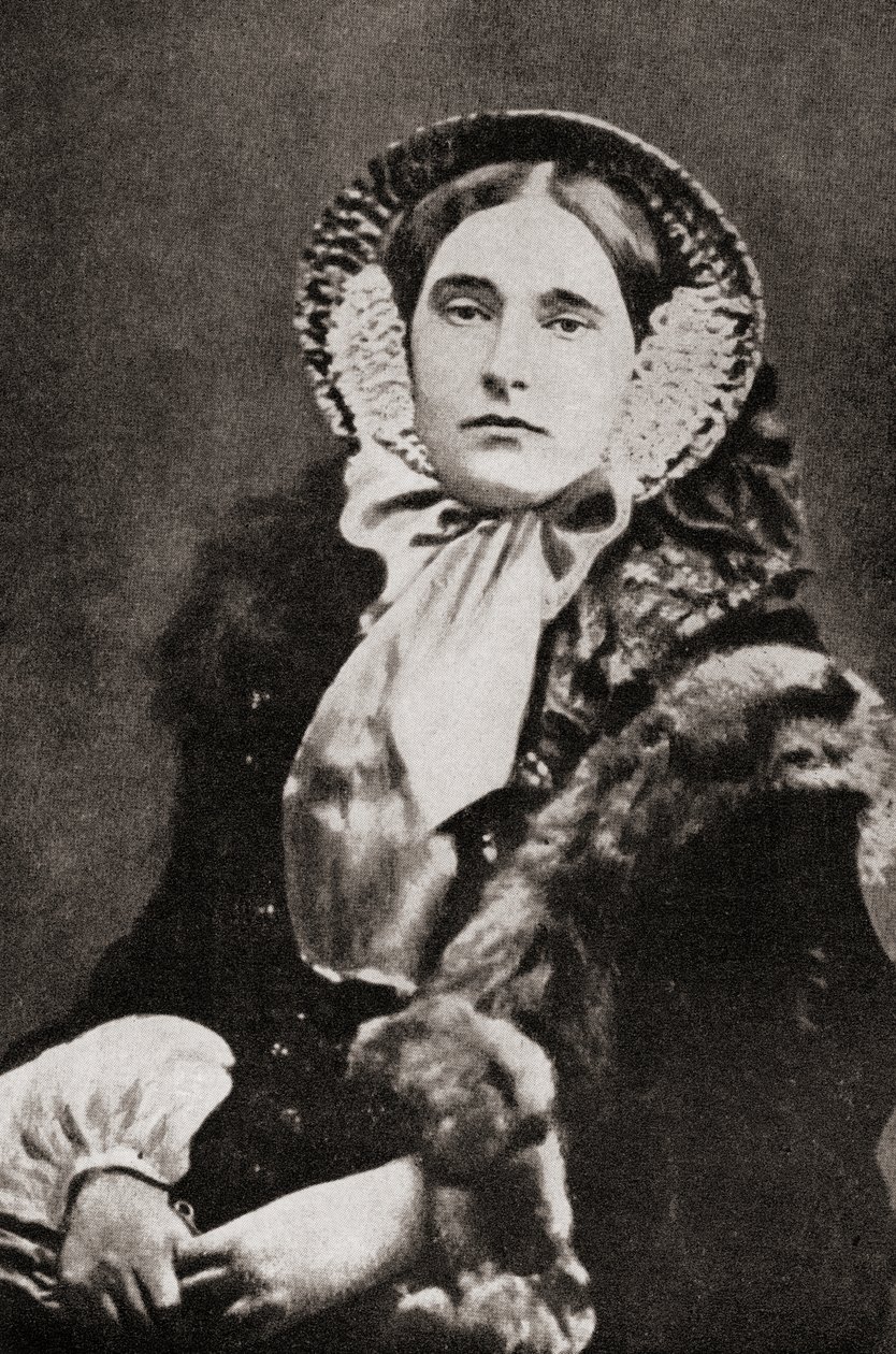 Mathilde Laetitia Wilhelmine Bonaparte, francuska księżniczka autorstwa Unknown