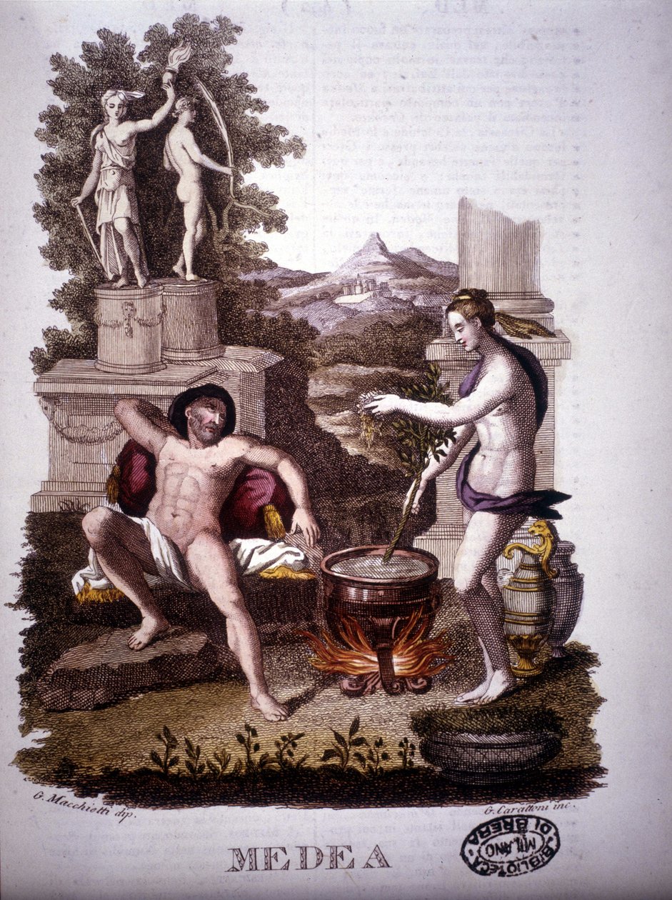 Medea - w słowniku mitologicznym autorstwa Unknown artist