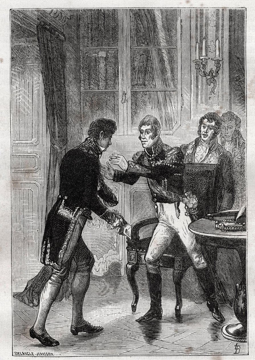 Spotkanie Charlesa Lemercier de Longpre (1778-1854), Barona d