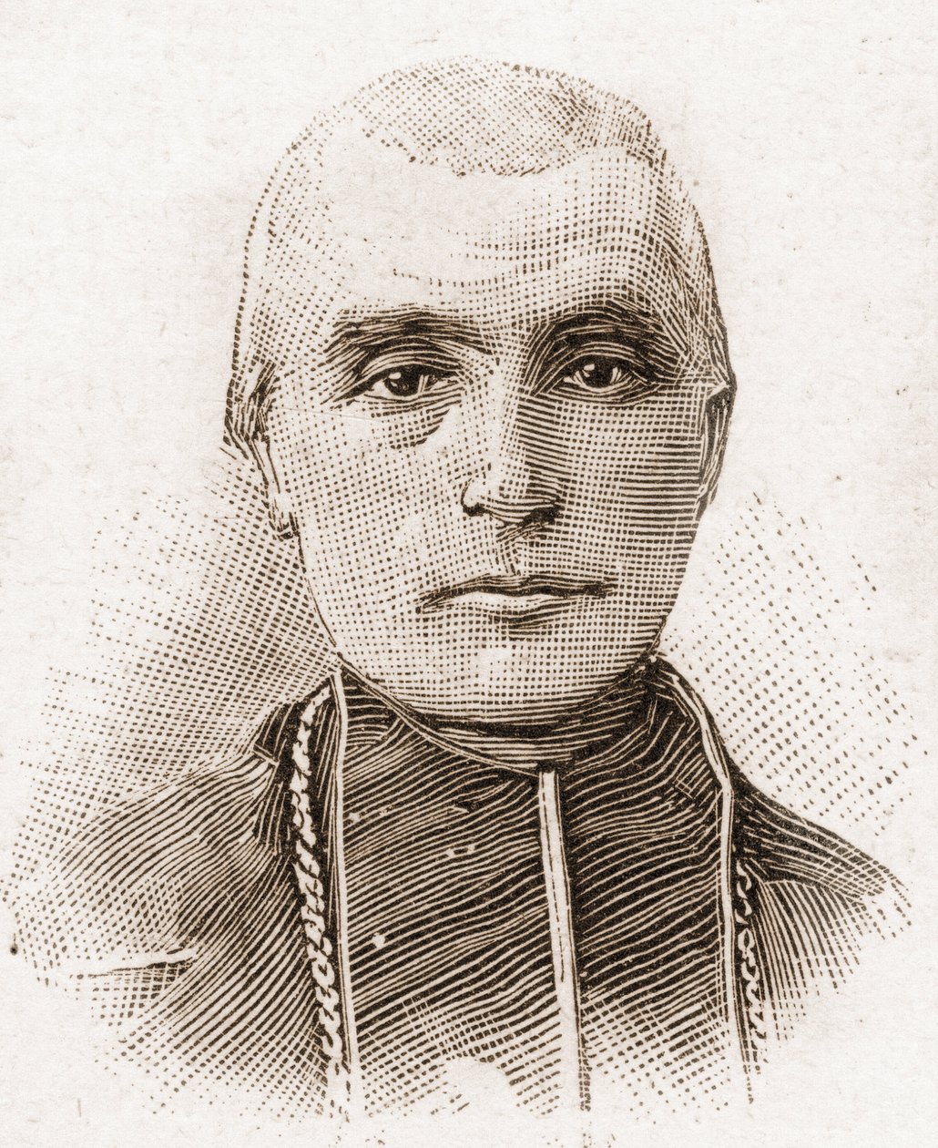 Członkowie Akademii Francuskiej w 1895 r.: portret kardynała Adolphe Perraud (1828-1906), francuskiego eveque i historyka. autorstwa Unknown artist