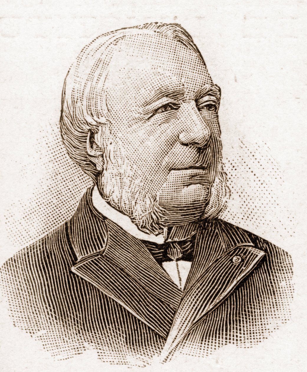 Członkowie Akademii Francuskiej w 1895 r.: portret Marie Louis Antoine Gaston Boissier (1823-1908), francuskiego historyka i filologa. autorstwa Unknown artist