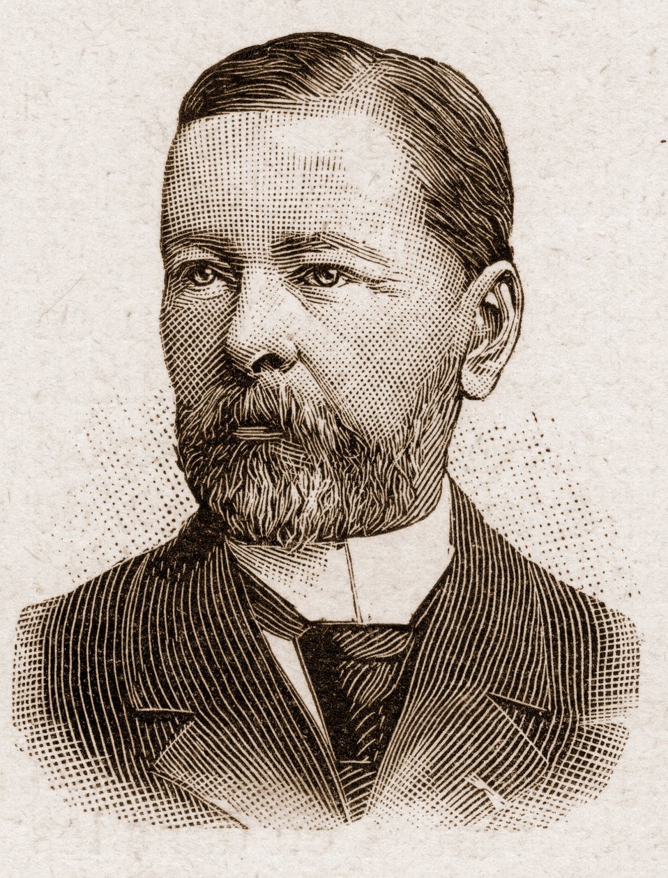 Członkowie Akademii Francuskiej w 1895 r.: portret Paula Thureau Dangina (Thureau-Dangin), francuskiego historyka. autorstwa Unknown artist