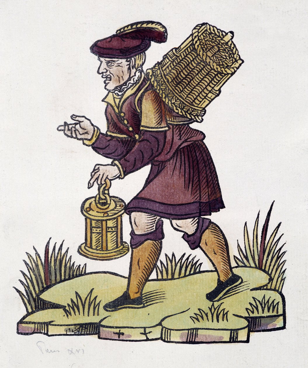 Kupiec zapomniany w 1735 w Paryżu autorstwa Unknown artist