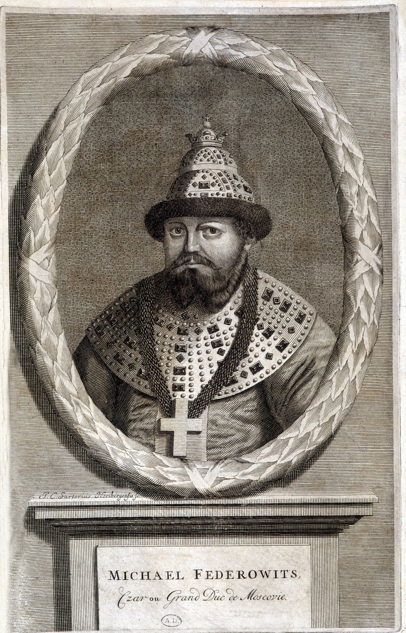 Michael Federowits, car lub wielki książę moskiewski. autorstwa Unknown artist
