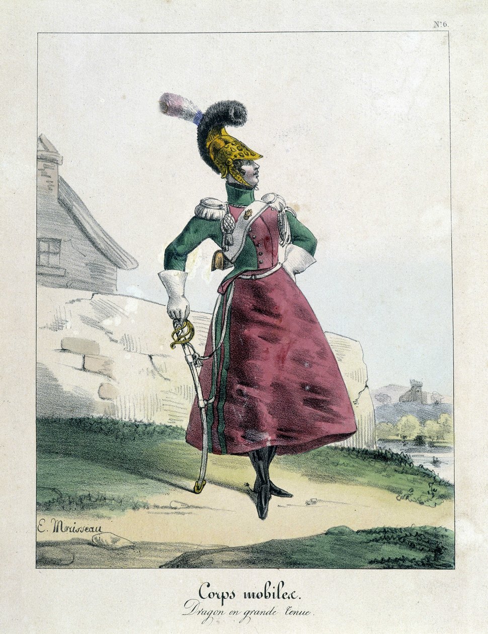 Ruchome ciało Komuny: smocza kobieta w dużym stroju. autorstwa Unknown artist