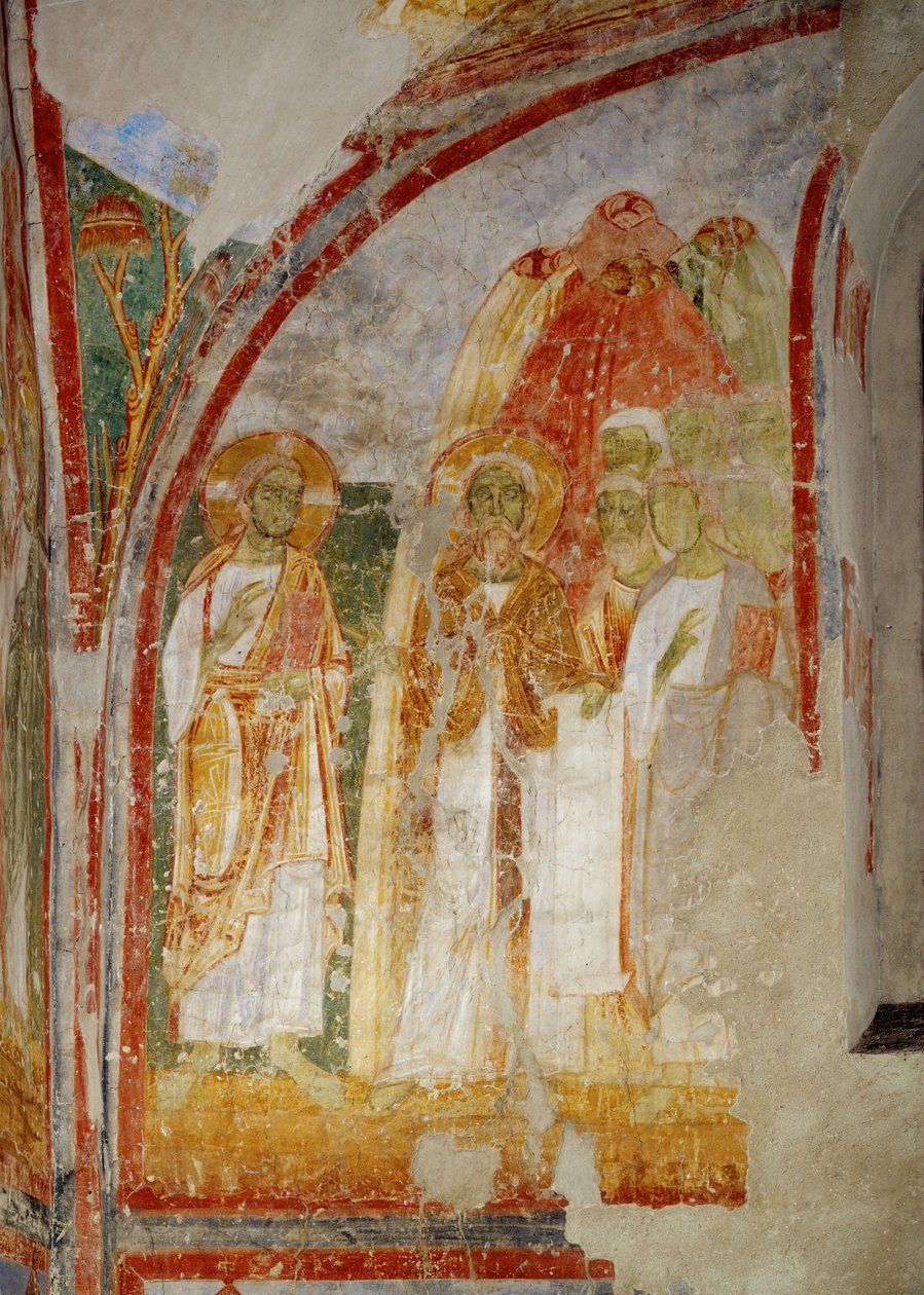 Malowidła ścienne w kościele klasztoru benedyktynów w Lambach, Górna Austria (fresk) autorstwa Unknown artist