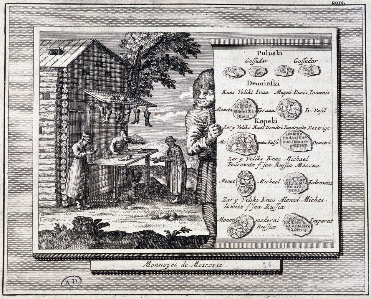 Monety Moskwy i szewc autorstwa Unknown artist