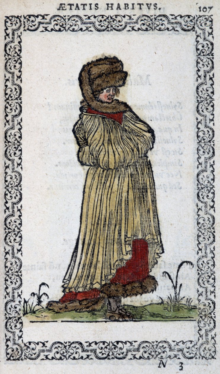 Moskwianka - w „Habits et effigies” Jeana Sulperiusa autorstwa Unknown artist