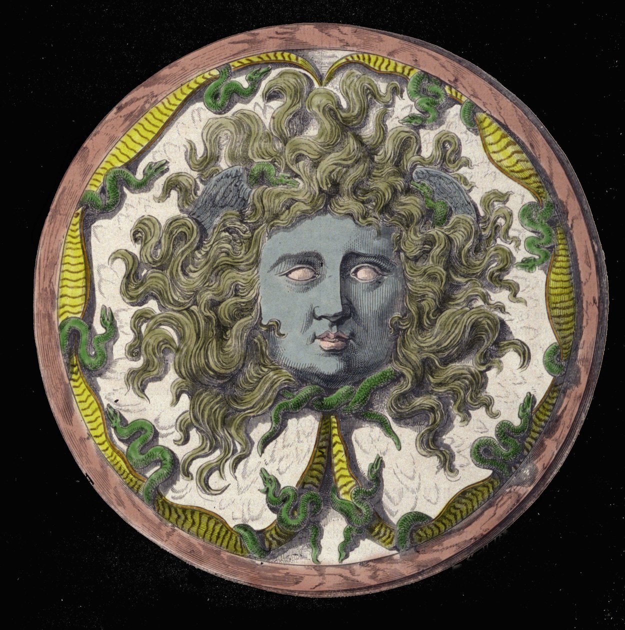Mitologia: przedstawienie Meduzy, jednej z trzech Gorgon. autorstwa Unknown artist