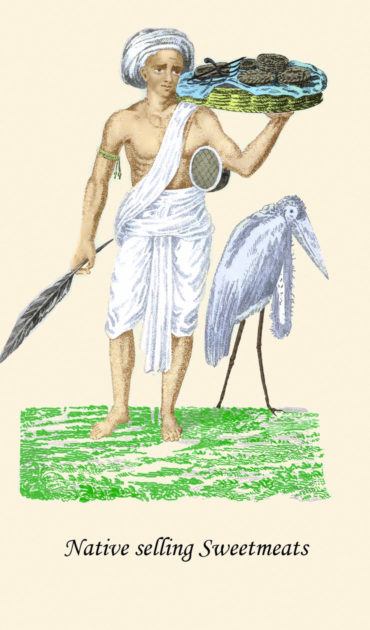 Native Selling Sweetmeats autorstwa Unknown Artist