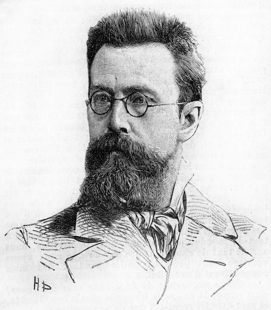 Nicholas (Nikolai) Rimsky Kroskov (Rimsky-Kroskov) (1844-1906), rosyjski kompozytor. Zaangażowanie od 189. autorstwa Unknown artist