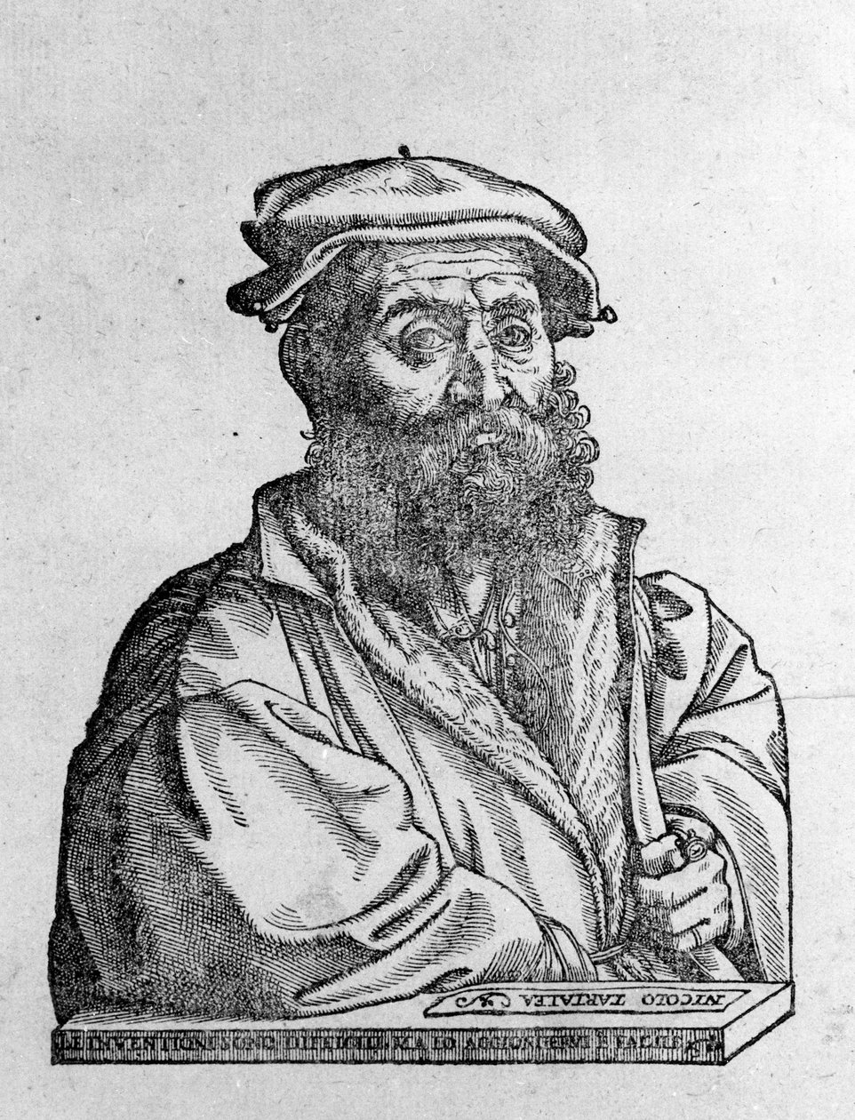 Nicolo (Niccolo) Tartaglia (1499 - 1557) Włoski matematyk. autorstwa Unknown artist