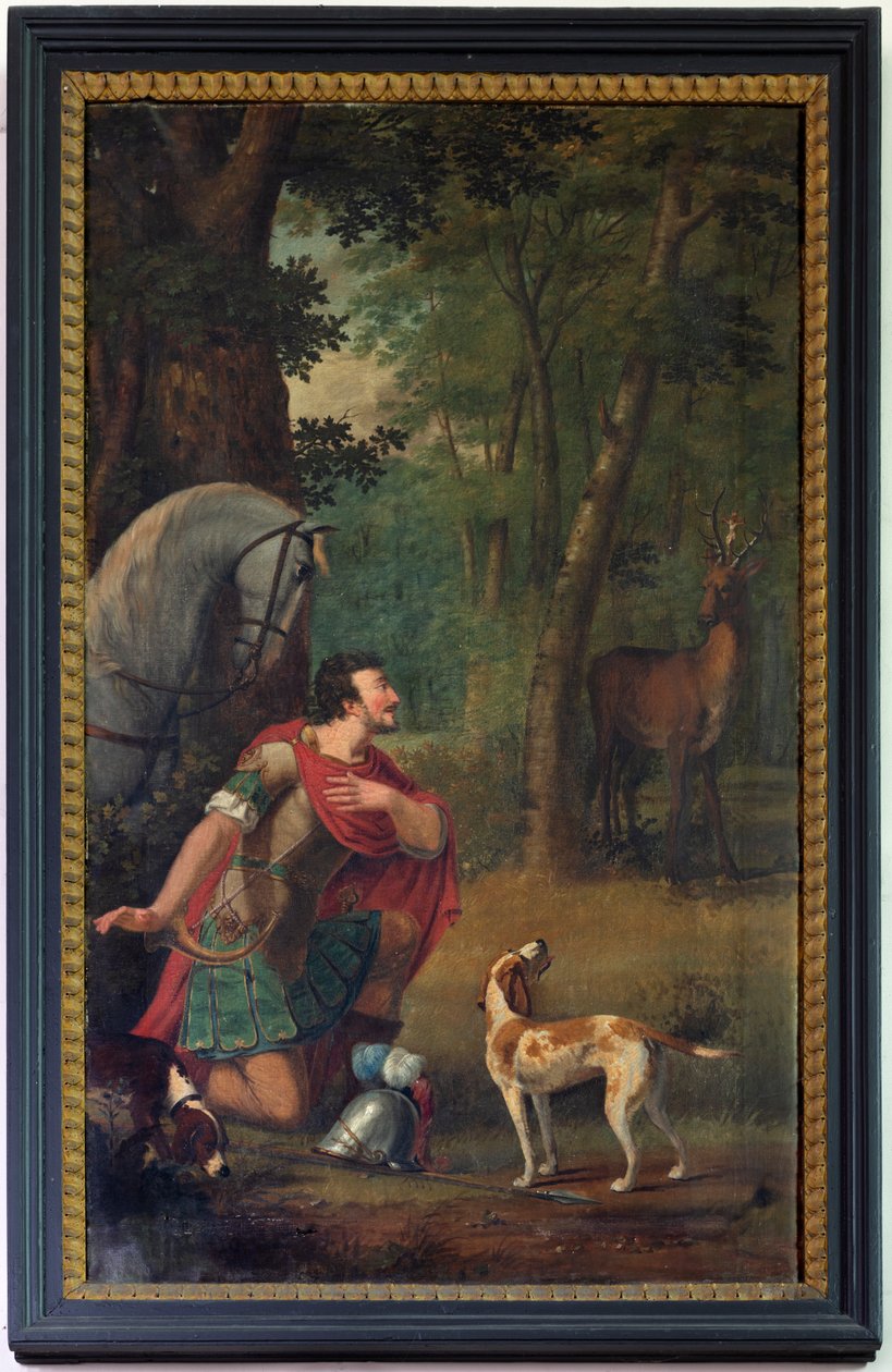 Pintura "Conversion H. Hubertus" polonês autorstwa Unknown artist