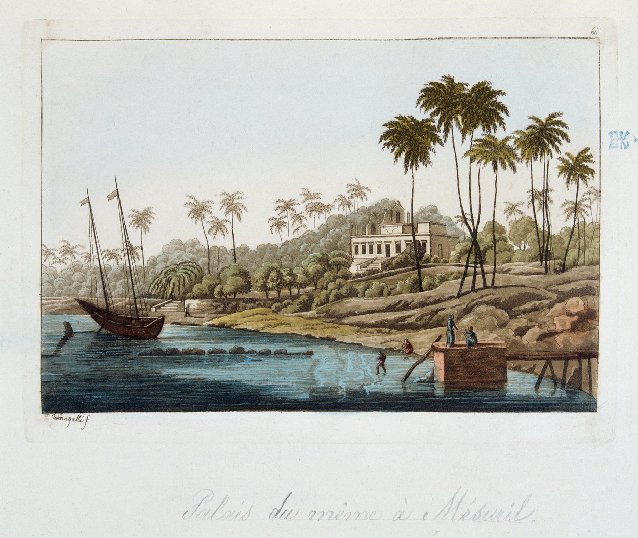 Palais a Measuril (Zimbabwe) - w „”Stary i nowoczesny kostium”” Ferrario, ed Milan autorstwa Unknown artist