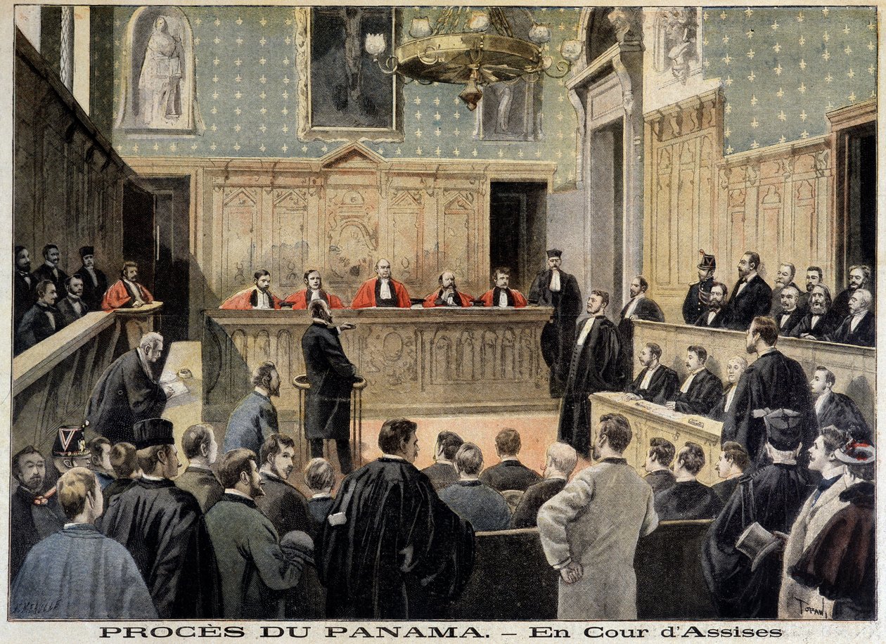 Sprawa Panama: sąd przysięgłych – w „”Le Petity Journal”” z dnia 02.01.2018 r. autorstwa Unknown artist