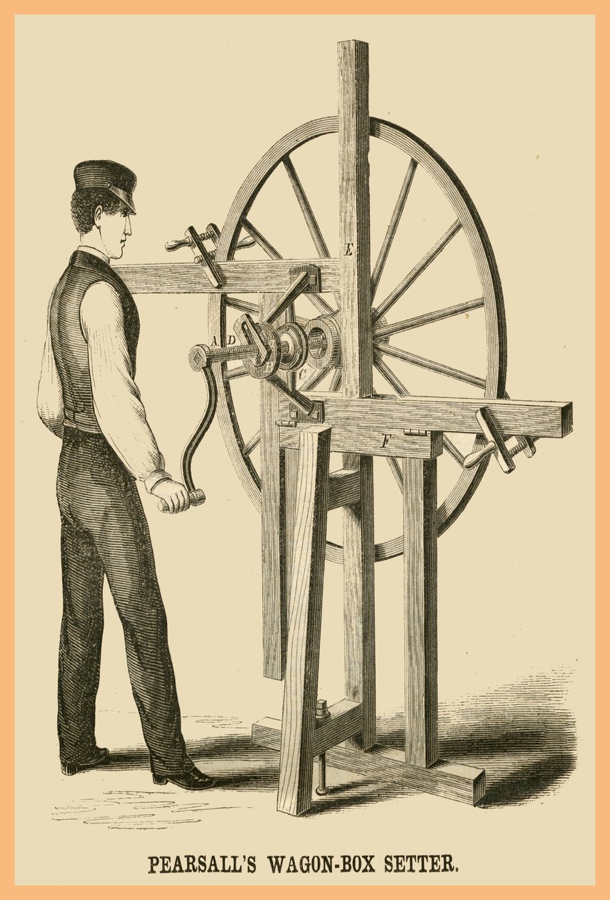 Pearsalls Wagon-Box Setter autorstwa Unknown Artist
