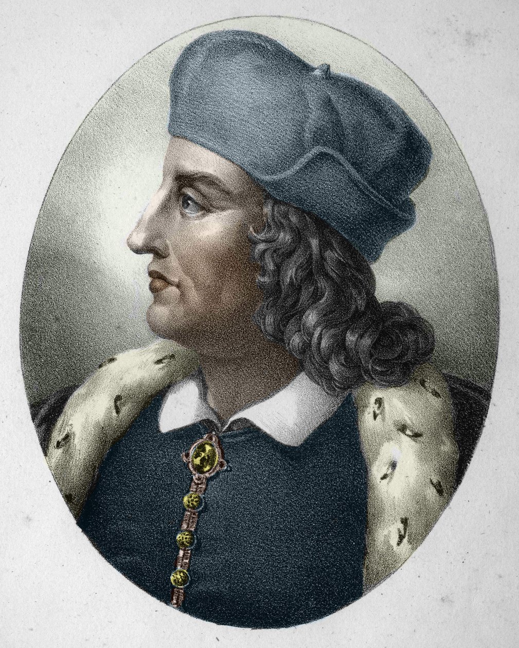 Filip II (1165-1223), król Kapetian, zwany Augustem. (Filip August). autorstwa Unknown artist