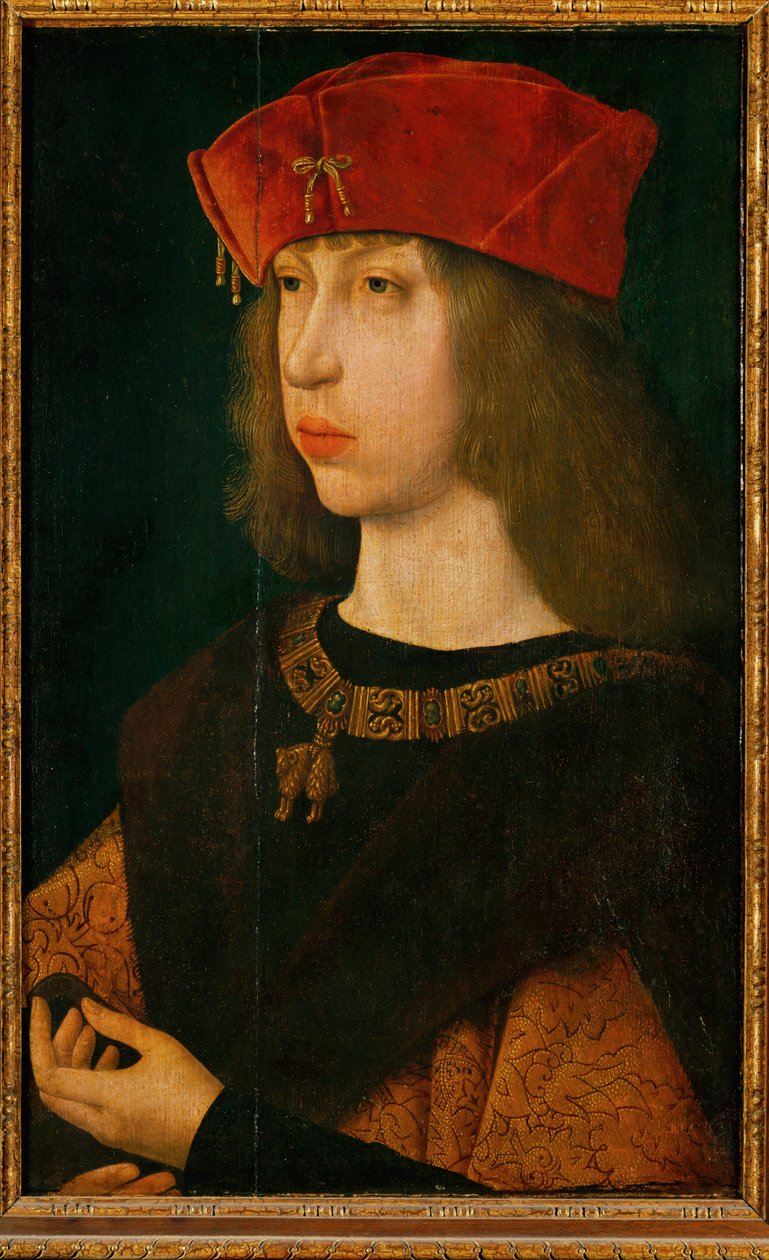 Philipp der Schoene, arcyksiążę Austrii, późniejszy król Kastylii, syn cesarza Maksymiliana I, ojciec cesarza Karola V ... autorstwa Unknown artist