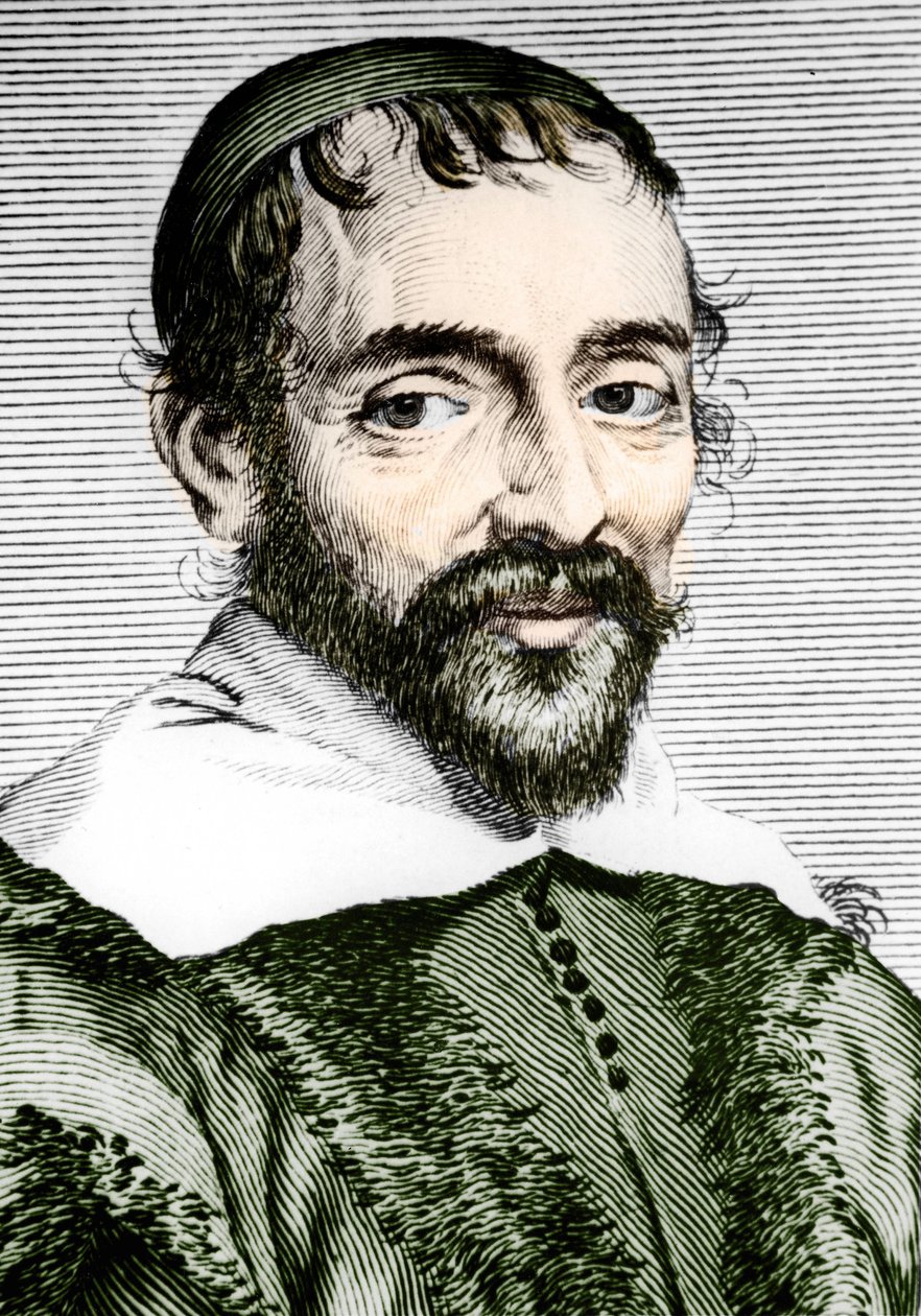 Pierre Gassendi (1592-1655), francuski filozof, astronom, matematyk i fizyk. autorstwa Unknown artist